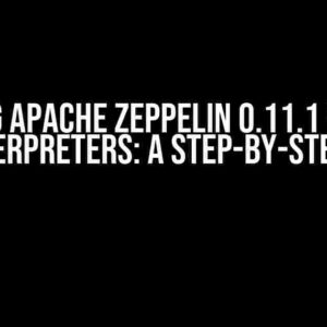 Building Apache Zeppelin 0.11.1 without all Interpreters: A Step-by-Step Guide